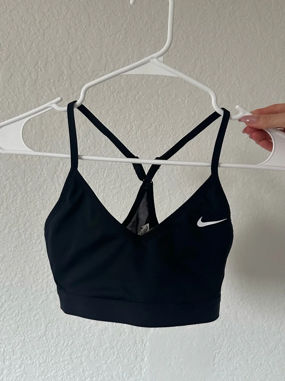 Nike Black Crossback Low-Impact Sports Bra